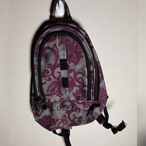 Dakine Cosmo 6.5L Small Backpack Black Floral Pattern Travel Bag